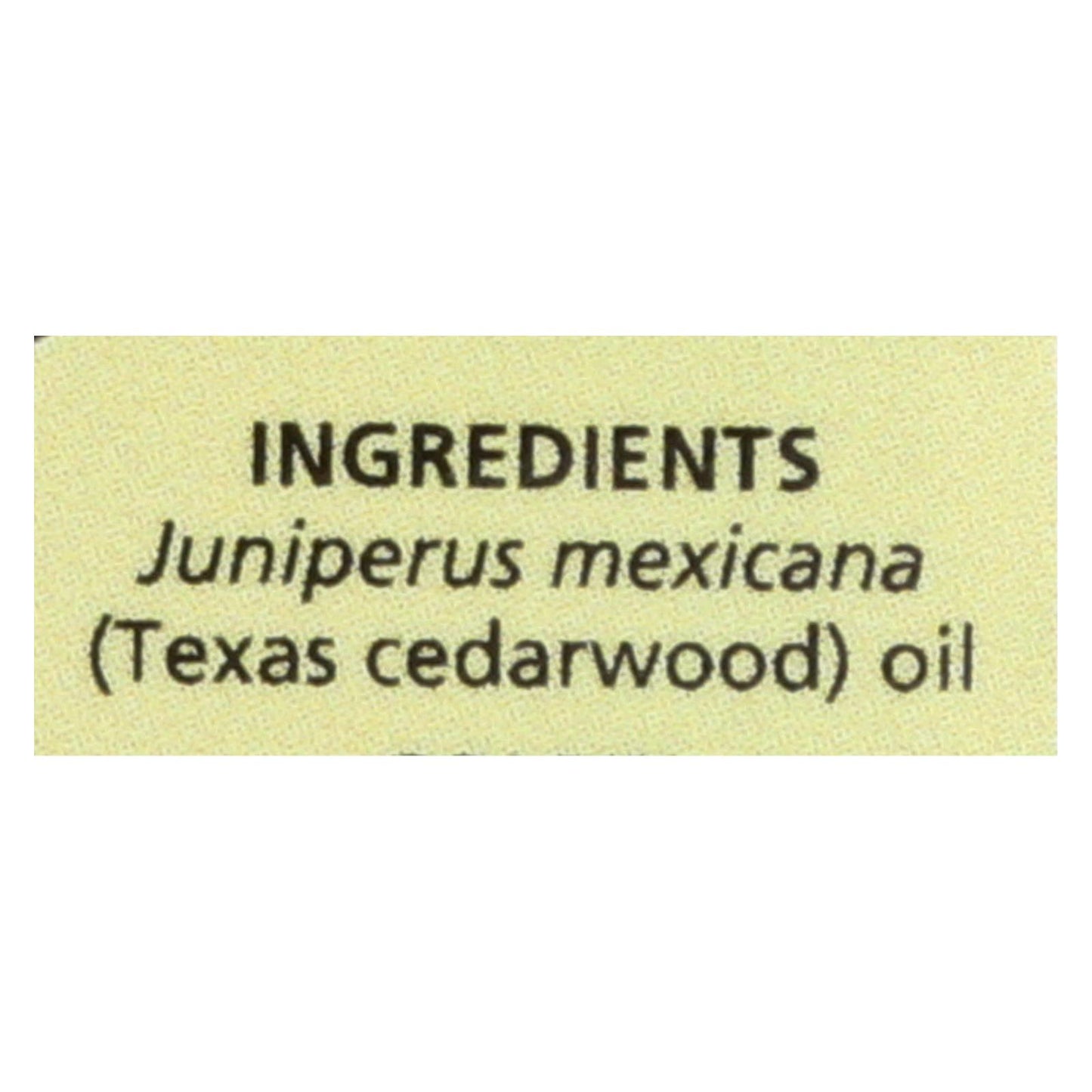 Aura Cacia - Essential Oil - Cedarwood Texas - .5 Oz