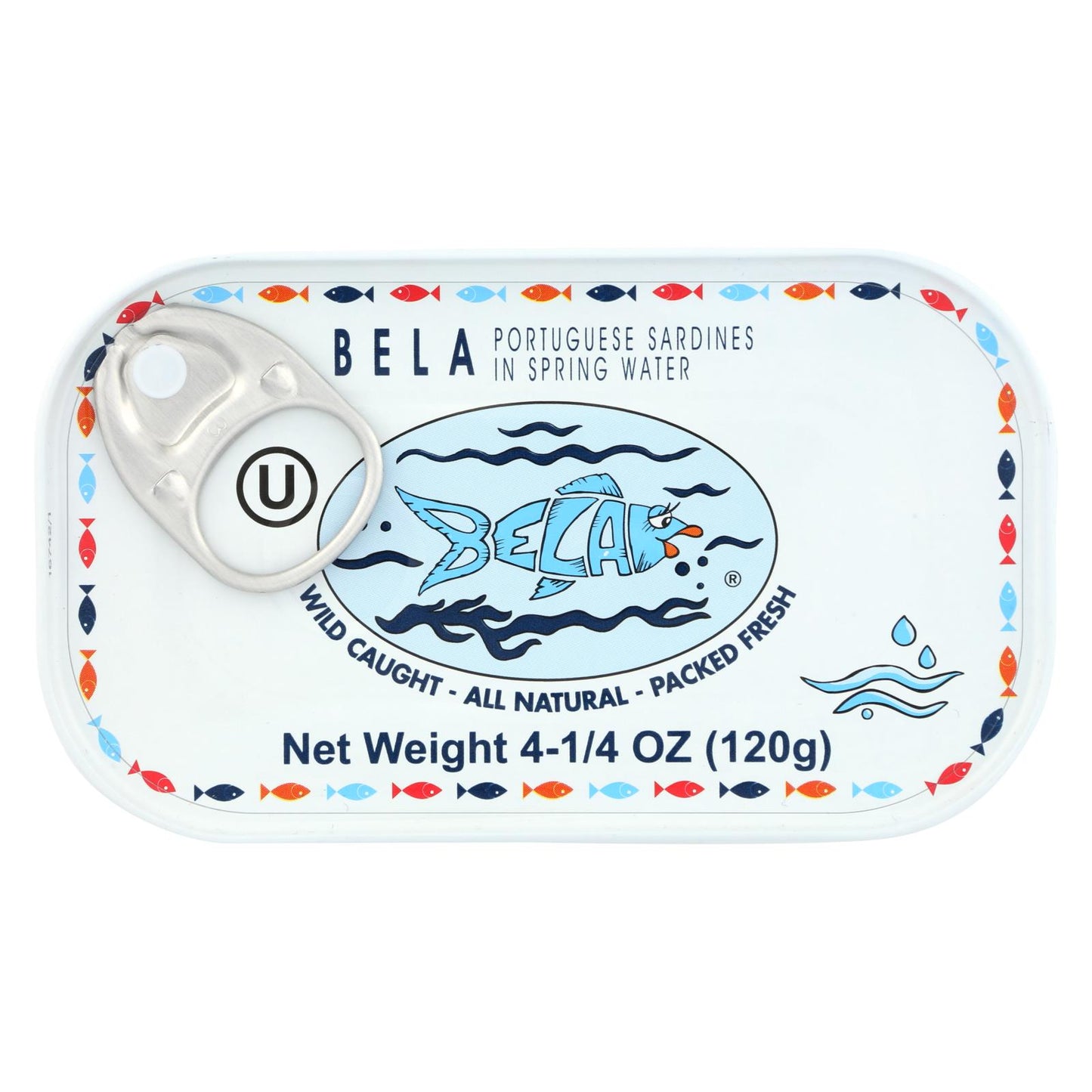 Bela - Olhao Sardines Spring Water - Case Of 12 - 4.25 Oz.