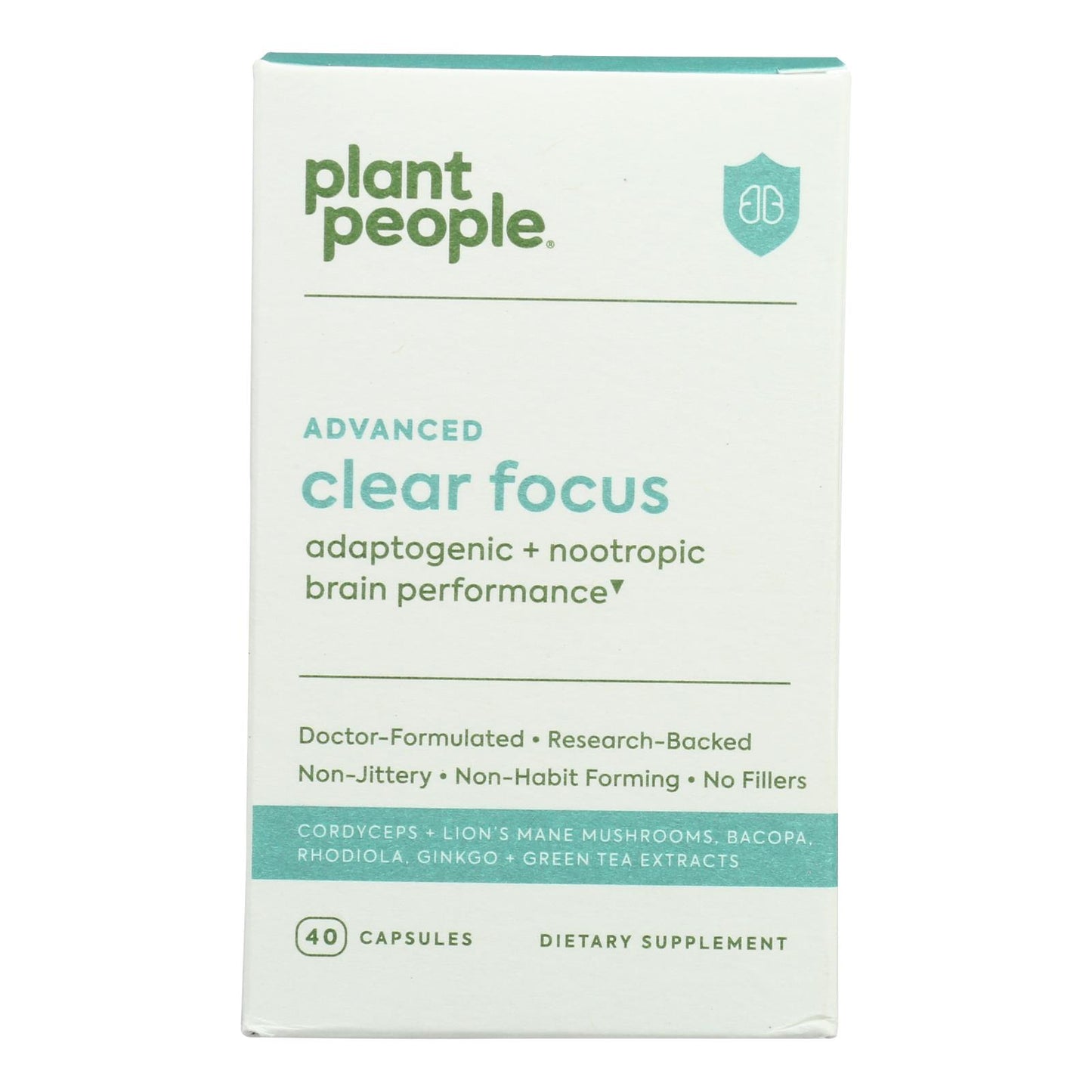 Plant People - Clear Focus - 1 Each 1-40 Cap