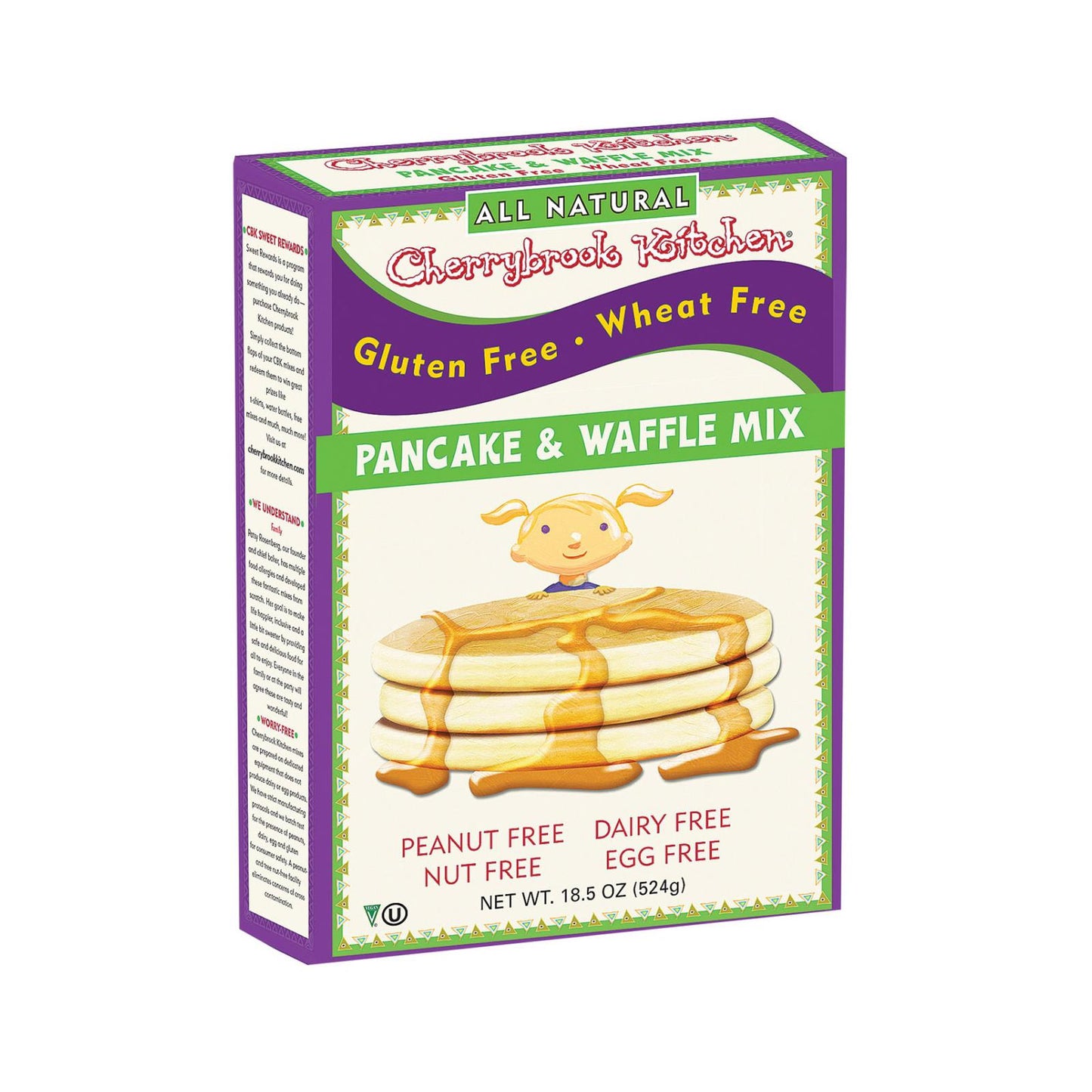 Cherrybrook Kitchen - Pancake And Waffle Mix - Case Of 6 - 18 Oz.