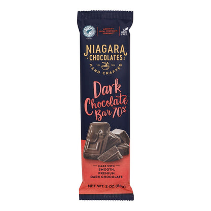 Niagra Chocolates - Chocolate Dark Bar - Case Of 8-3 Oz