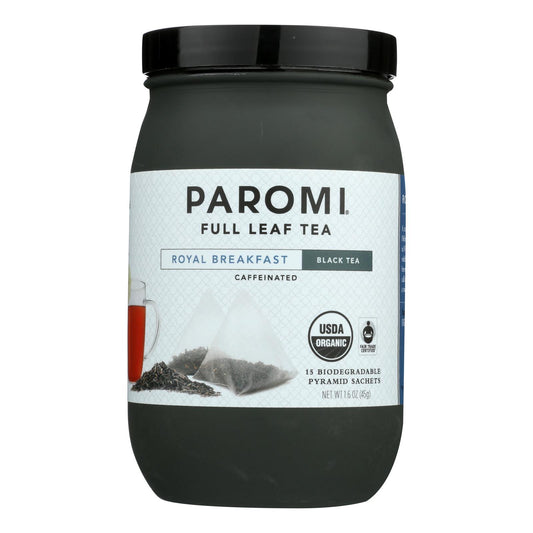 Paromi Tea Organic Paromi Royal Breakfast Tea - Case Of 6 - 15 Count