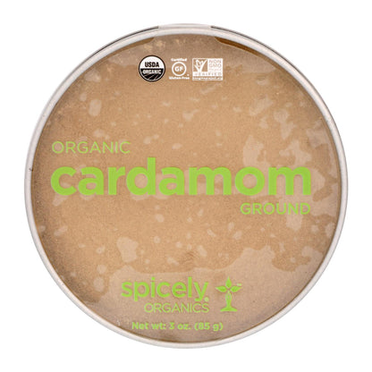 Spicely Organics - Organic Cardamom Ground - Case Of 2 - 3 Oz.