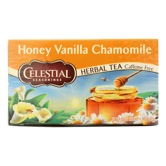 Celestial Seasonings Herbal Tea - Caffeine Free - Honey Vanilla Chamomile - 20 Bags