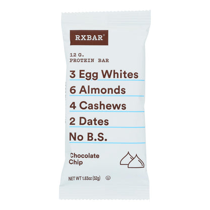 Rxbar - Protein Bar - Chocolate Chip - Case Of 12 - 1.83 Oz.