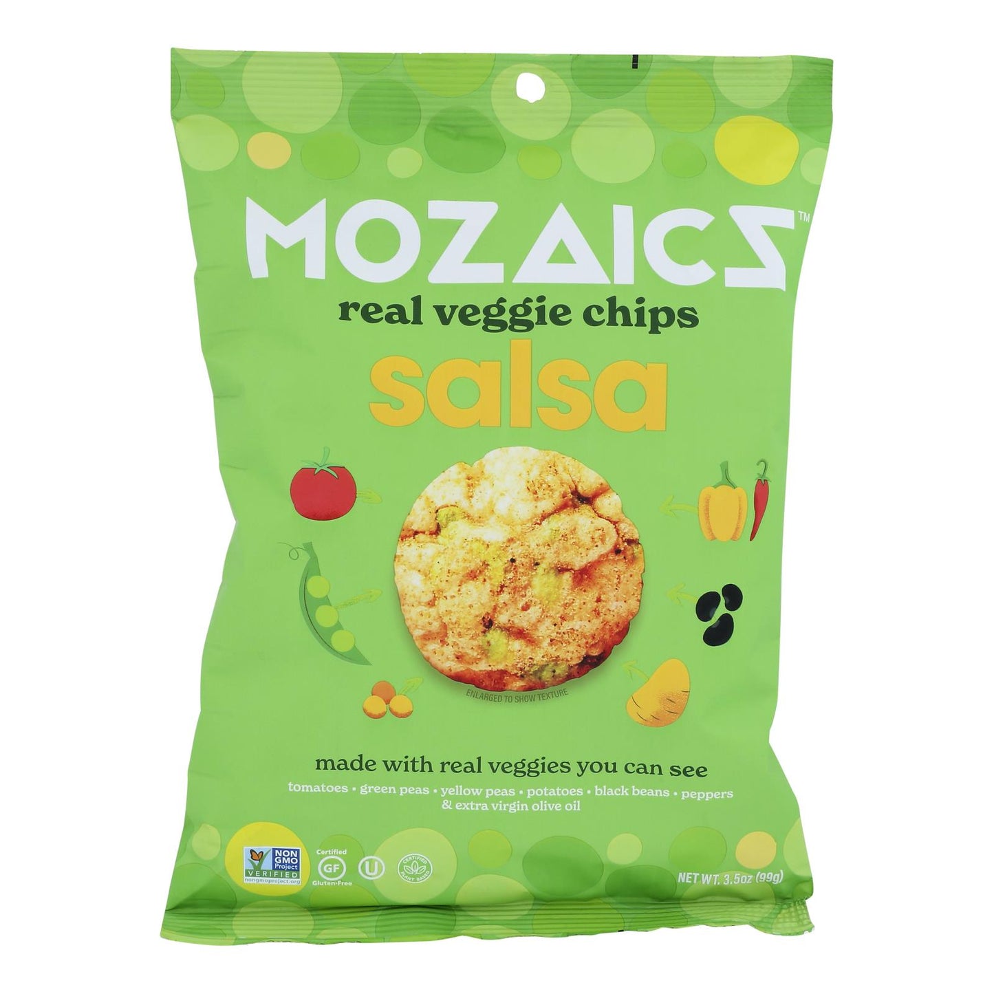 Mozaics - Veggie Chip Salsa - Case Of 6-3.5 Oz