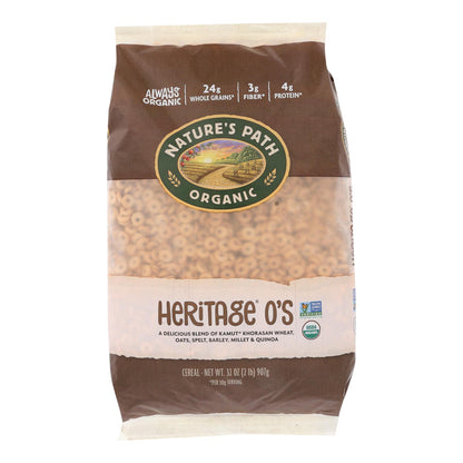 Nature's Path Organic Heritage O's Cereal - Case Of 6 - 32 Oz.