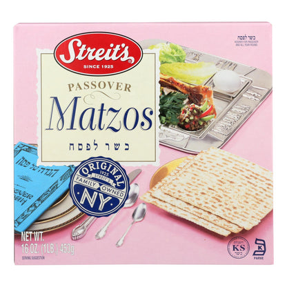 Streit's - Matzo Kosher For Passover - Case Of 30-1 Lb