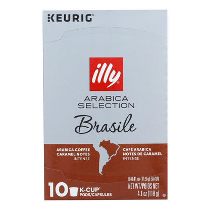 Illy Caffe Coffee - K-cup Braz Arabica Select - Case Of 6 - 4.103 Oz