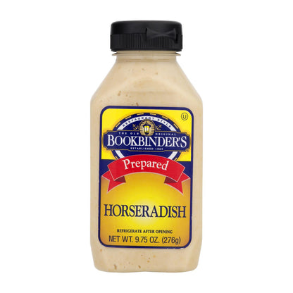 Bookbinder's - Horseradish - Prepared - Case Of 9 - 9.75 Oz.