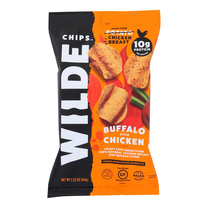 Wilde - Chicken Chips Buffalo - Case Of 12 - 2.25 Oz