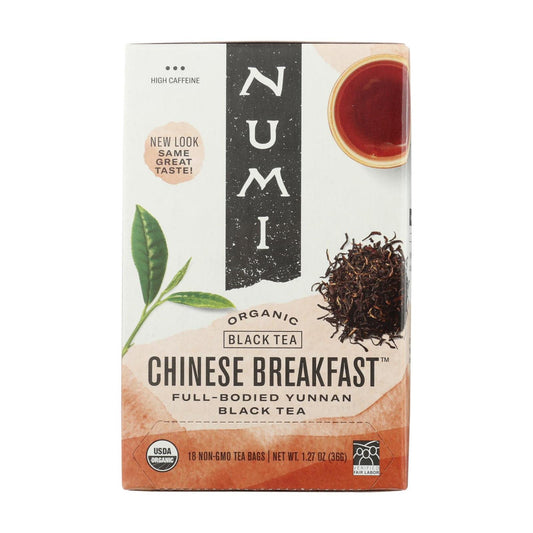 Numi Tea Organic Chinese Breakfast - Black Tea - 18 Bags