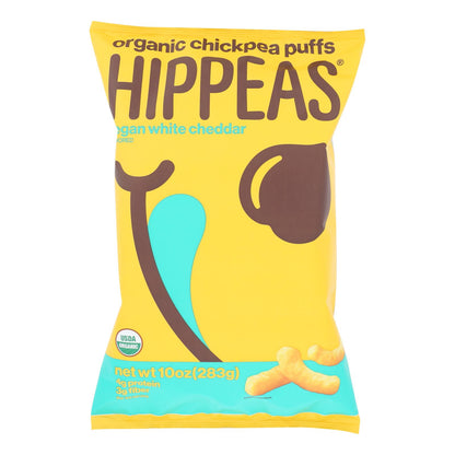 Hippeas - Chckpea Puff Wht Chd - Case Of 6 - 10 Oz