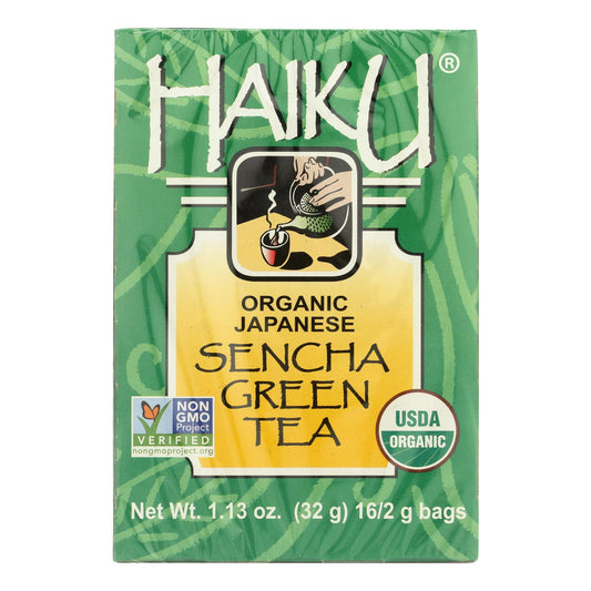 Haiku Green Tea - Sencha - Case Of 6 - 16 Bags