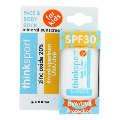 Thinksport Sunscreen - Kids - Face & Body - Spf30 - .64 Oz
