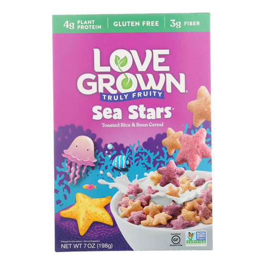 Love Grown Foods Fruity Sea Stars - Case Of 6 - 7 Oz.