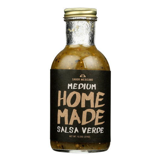 Sabor Mexicano - Salsa Home Made Medium Verde - Case Of 6-13.2 Oz