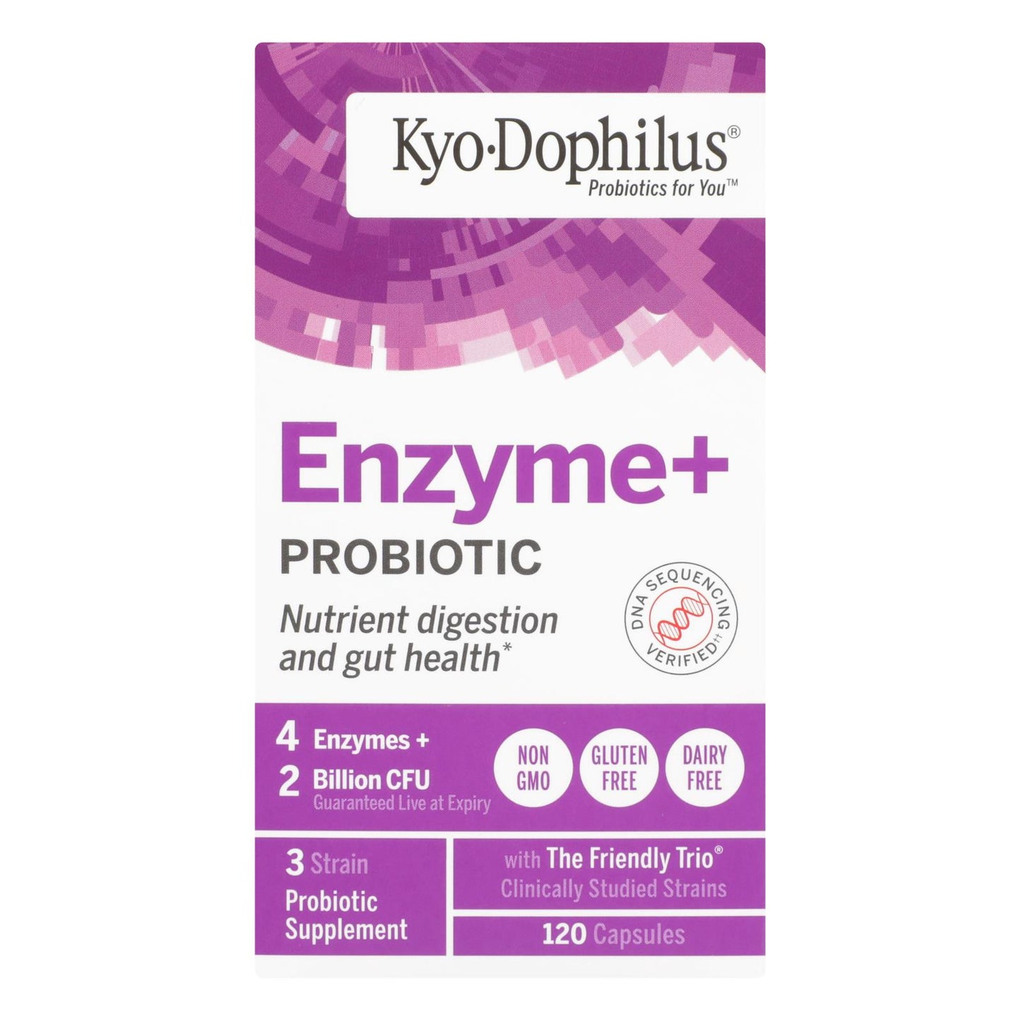 Kyolic - Kyo-dophilus Probiotics Plus Enzymes - 120 Capsules