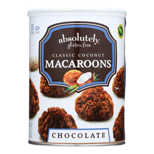 Absolutely Gluten Free Macaroons - Chocolate - Clasc - Case Of 6 - 10 Oz