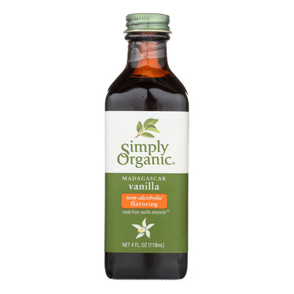 Simply Organic Vanilla Flavoring - Organic - 4 Oz - Case Of 6