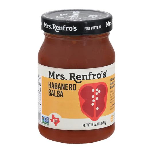Mrs. Renfro's Habanero Salsa - Case Of 6 - 16 Oz.
