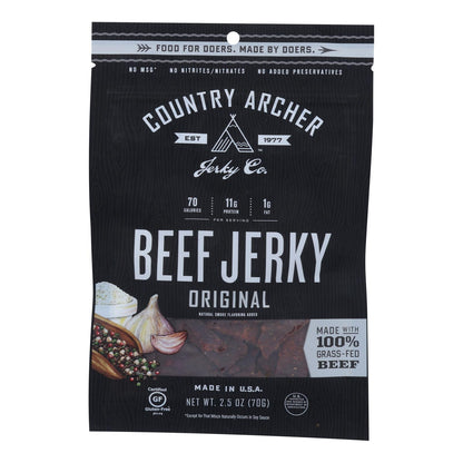Country Archer - Jerky Original Beef - Case Of 12-2.5 Oz
