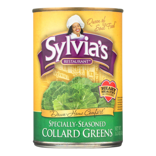 Sylvia's Collard Greens - Case Of 12 - 14.5 Oz.