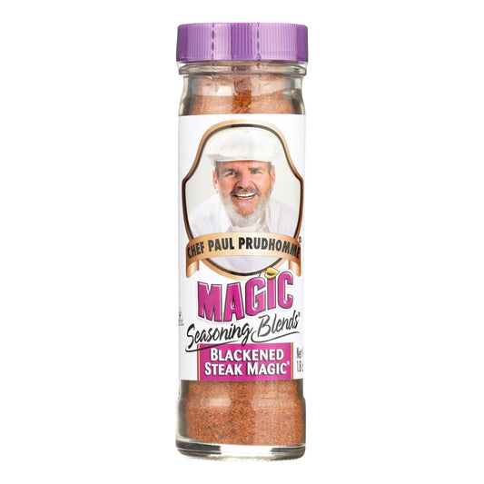 Magic Seasonings Chef Paul Prudhommes Magic Seasoning Blends - Blackened Steak Magic - 1.8 Oz - Case Of 6