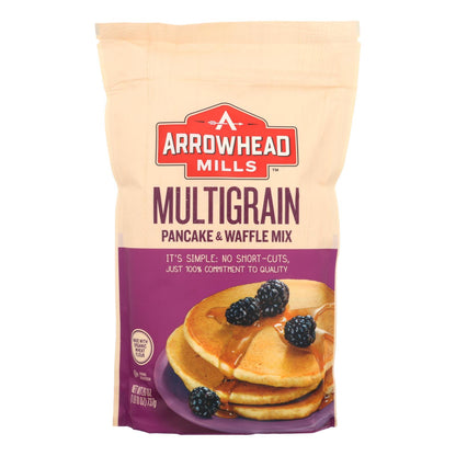Arrowhead Mills - Pancake And Waffle Mix - Natural Multigrain - Case Of 6 - 26 Oz.