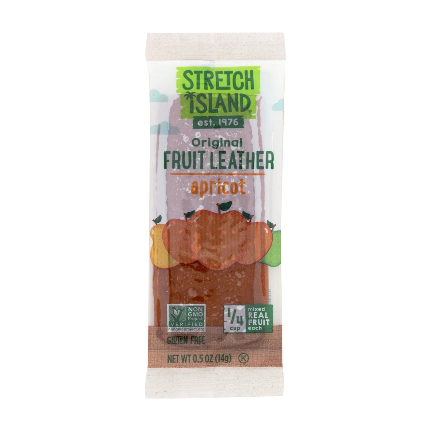 Stretch Island Fruit Leather Strip - Abundant Apricot - .5 Oz - Case Of 30