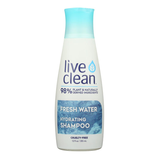 Live Clean Shampoo - Fresh Water - 12 Fl Oz.