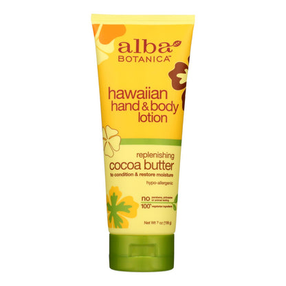 Alba Botanica - Hand & Body Lotion Haw Cocoa Butter - 1 Each 1-6 Fz