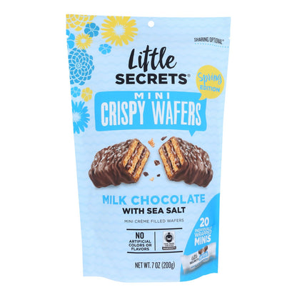 Little Secrets - Mini Wafer Milk Chocolate Sea Salt Spring Edition - Case Of 6-7 Oz