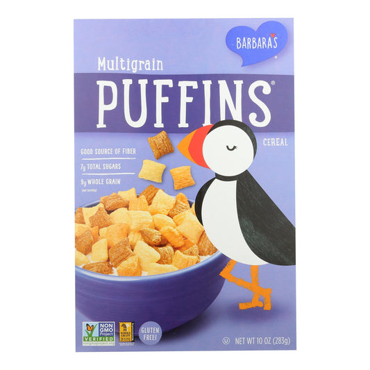 Barbara's Bakery - Puffins Cereal - Multigrain - Case Of 12 - 10 Oz.