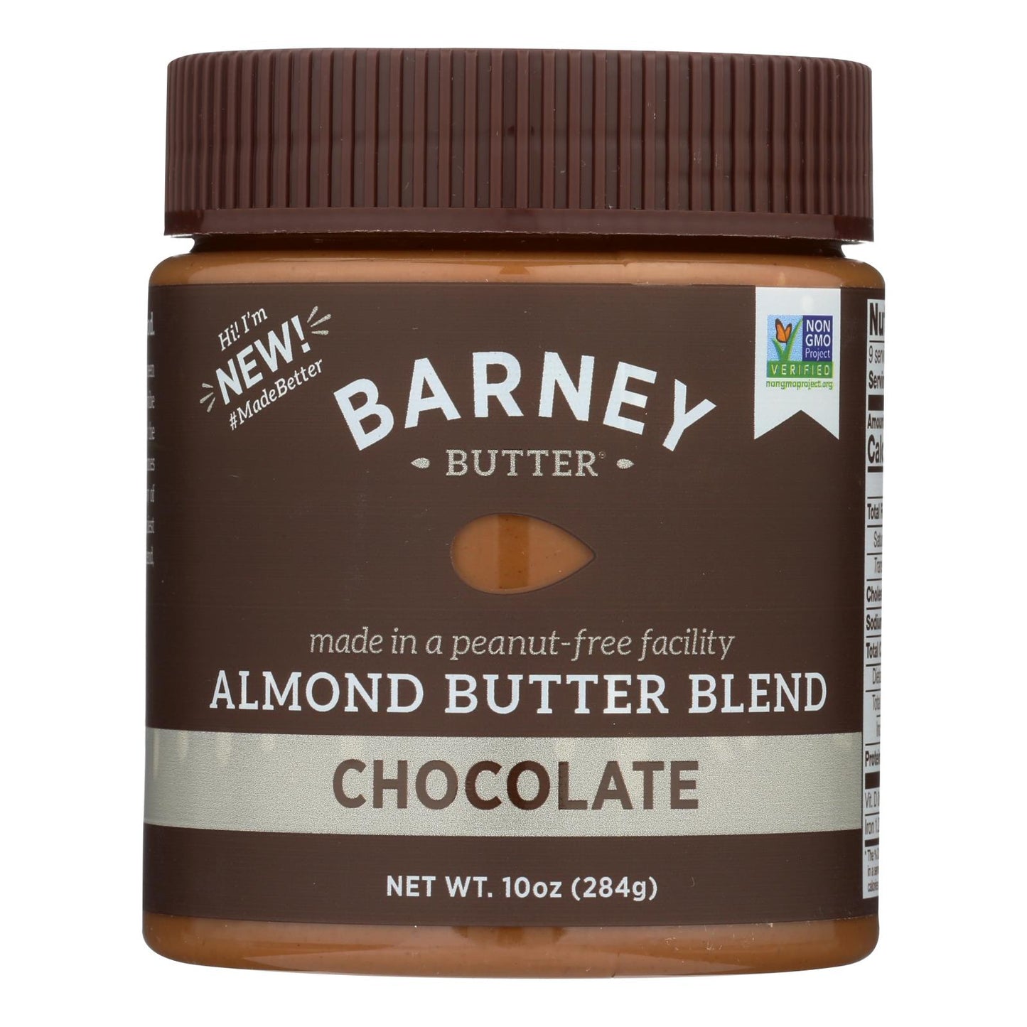 Barney Butter Chocolate Almond Butter Blend  - Case Of 6 - 10 Oz