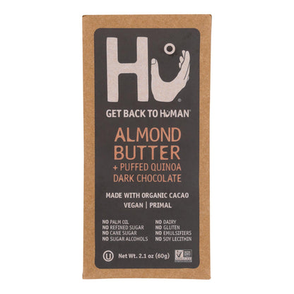 Hu - Dark Chocolate Bar Almond Butter Quinoa - Case Of 12-2.1 Oz