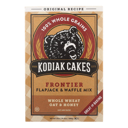 Kodiak Cakes Flapjack And Waffle Mix - Whole Wheat Oat And Honey - Case Of 6 - 24 Oz.