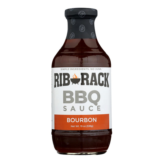 Rib Rack Bbq Sauce - Southern Bourbon - Case Of 6 - 19 Oz