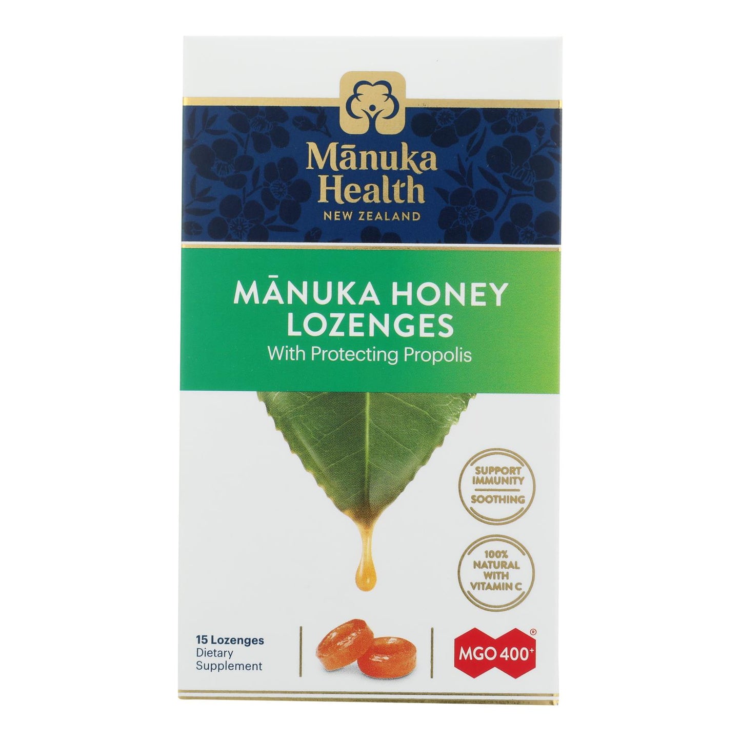 Manuka Health - Loz Honey Mgo 400+ Propolis - 1 Each -15 Count